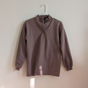Matisse Brown Cotton Henley Shirt